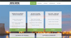 Desktop Screenshot of detakimya.com